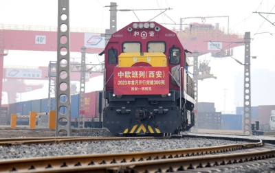 上合示范區(qū)到發(fā)中歐班列實(shí)現(xiàn)“開門紅”