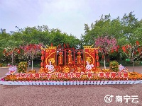 快來和春天撞個(gè)滿懷！2023年南寧市“四季花展”第一季度櫻花展開幕