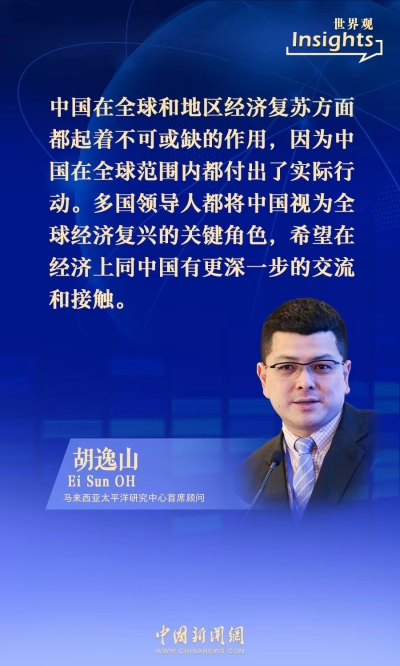 馬來西亞學(xué)者：中國對全球經(jīng)濟(jì)復(fù)蘇作用不可或缺｜世界觀