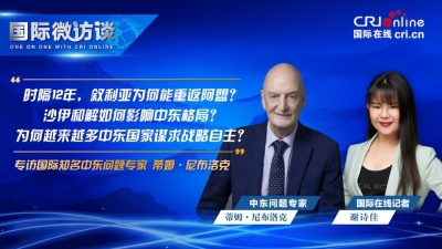 【國際微訪談】國際知名中東問題專家：當(dāng)前中東形勢意義重大 中國助力中東安全與發(fā)展