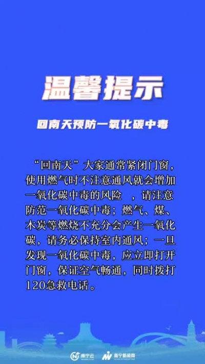 提高警惕！大霧+回南天來了！緊閉門窗還需當心一氧化碳中毒