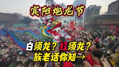 賓陽炮龍節(jié)的白須龍和紅須龍各有什么含義？族老話你知→