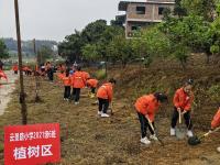 南寧市云景路小學(xué)恒心中隊(duì)植樹活動(dòng)