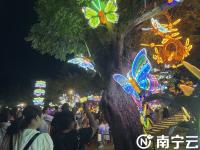 “南寧夜花園”開(kāi)門(mén)迎客  沉浸式夜游受歡迎