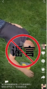摆拍视频称被杀……已被警方处罚