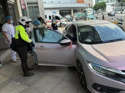 南宁交警为脑梗患者开启“生命救护绿波”机制