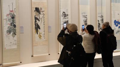 宝视频 | 吴昌硕、齐白石、徐悲鸿……大师们的真迹来南宁了