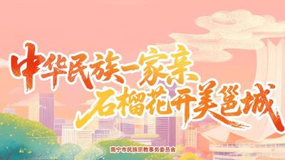 中华民族一家亲 石榴花开美邕城