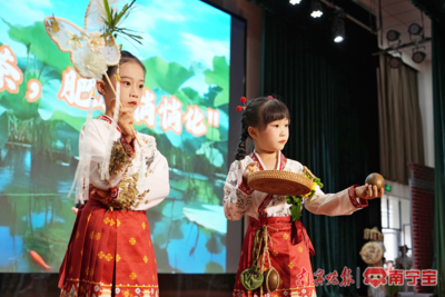 广西国际壮医医院创新开展中医药文化活动   “本草童行”进校园 节气霓裳绘安康