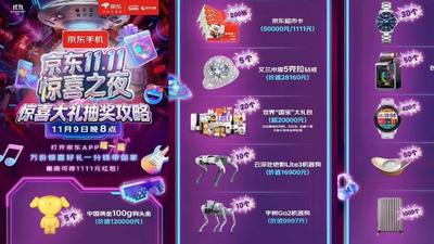 京东11.11惊喜之夜盛大开启！精彩节目、万份好礼抢先看