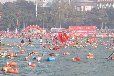 2026年元旦冬泳邕江活动“蓄势待发”